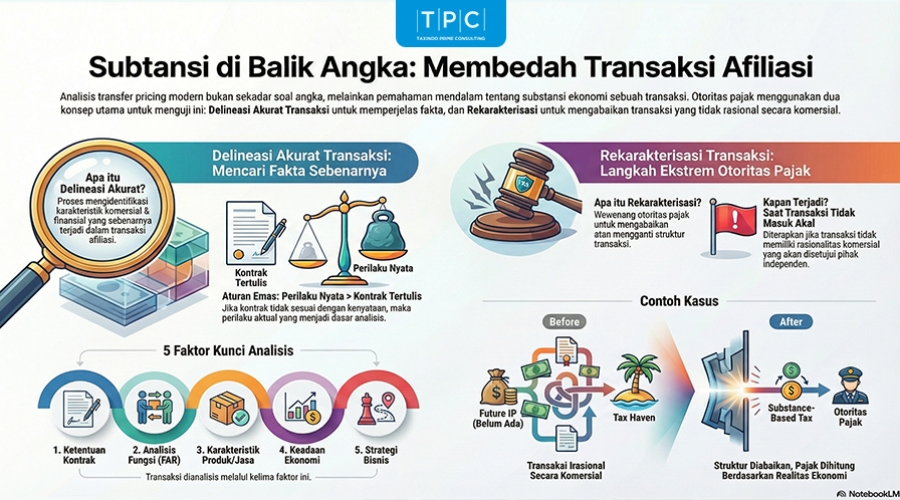 Membedah Substansi di Balik Angka: Delineasi dan Rekarakterisasi Transaksi dan&nbsp;<em>Transfer Pricing</em>

